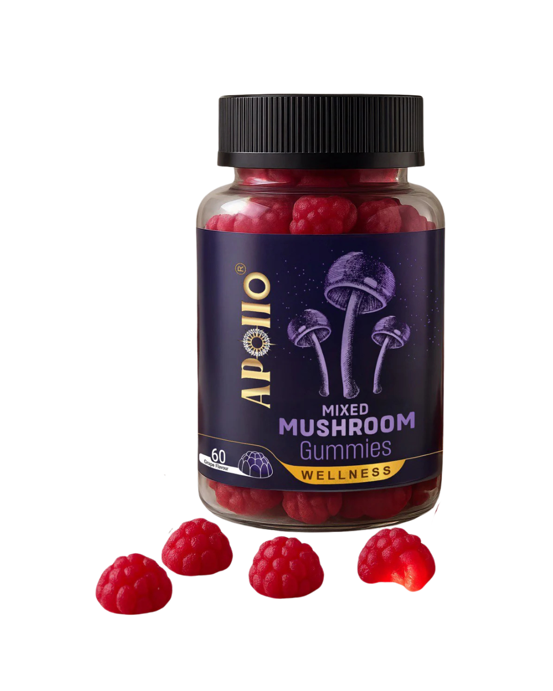Apollo Nutraceuticals Mixed Mushroom Gummies