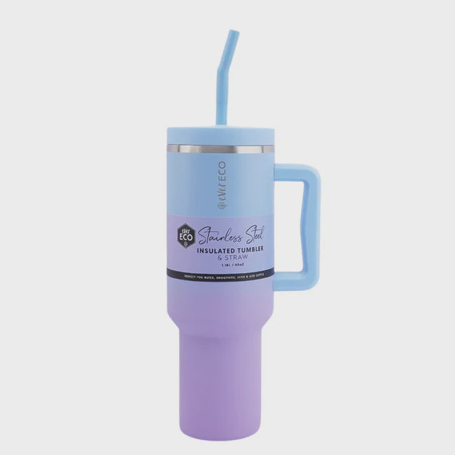 Ever ECO Stainless Steel Insulated Tumbler & Straw 1.18L