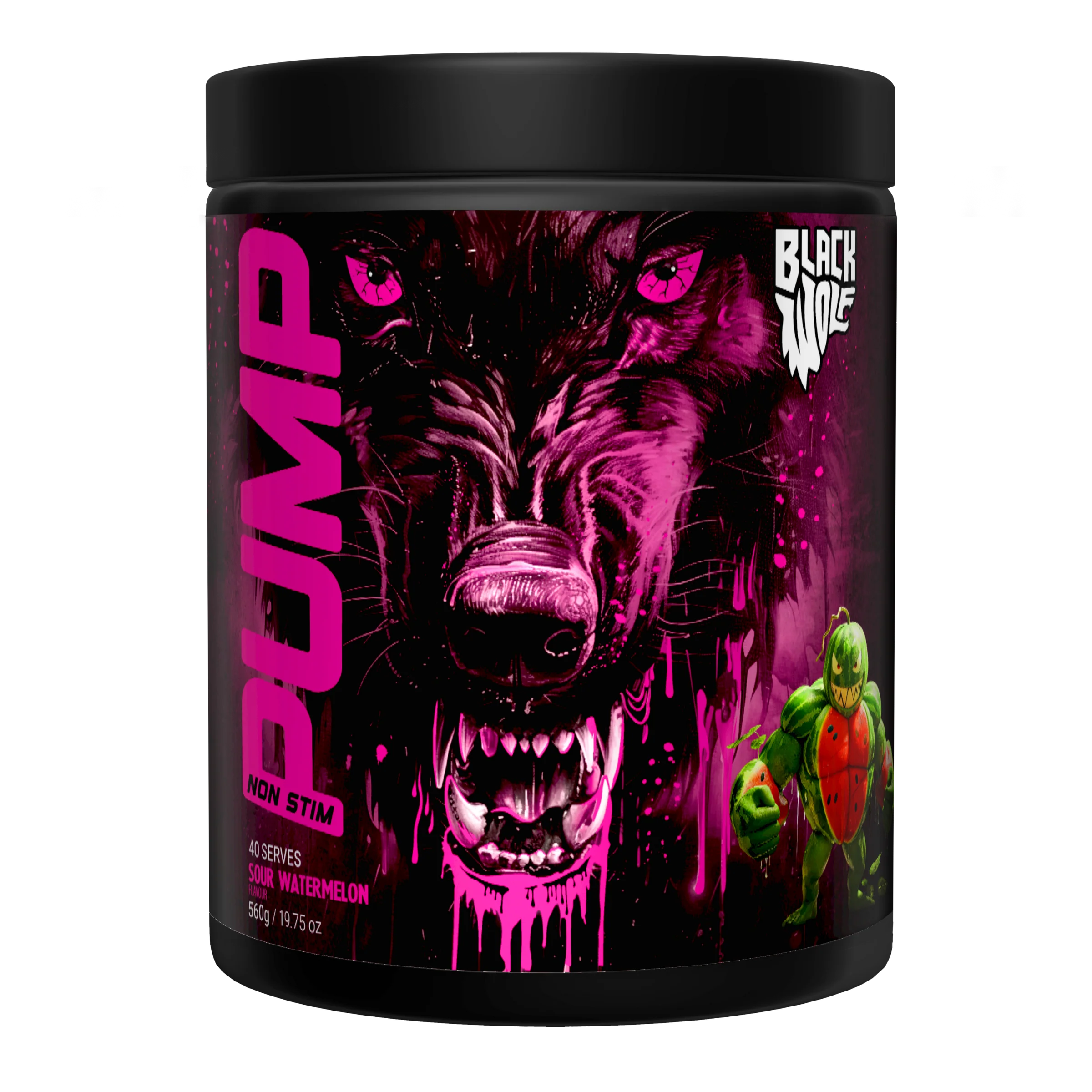 Black Wolf Pump Non-Stim Pre