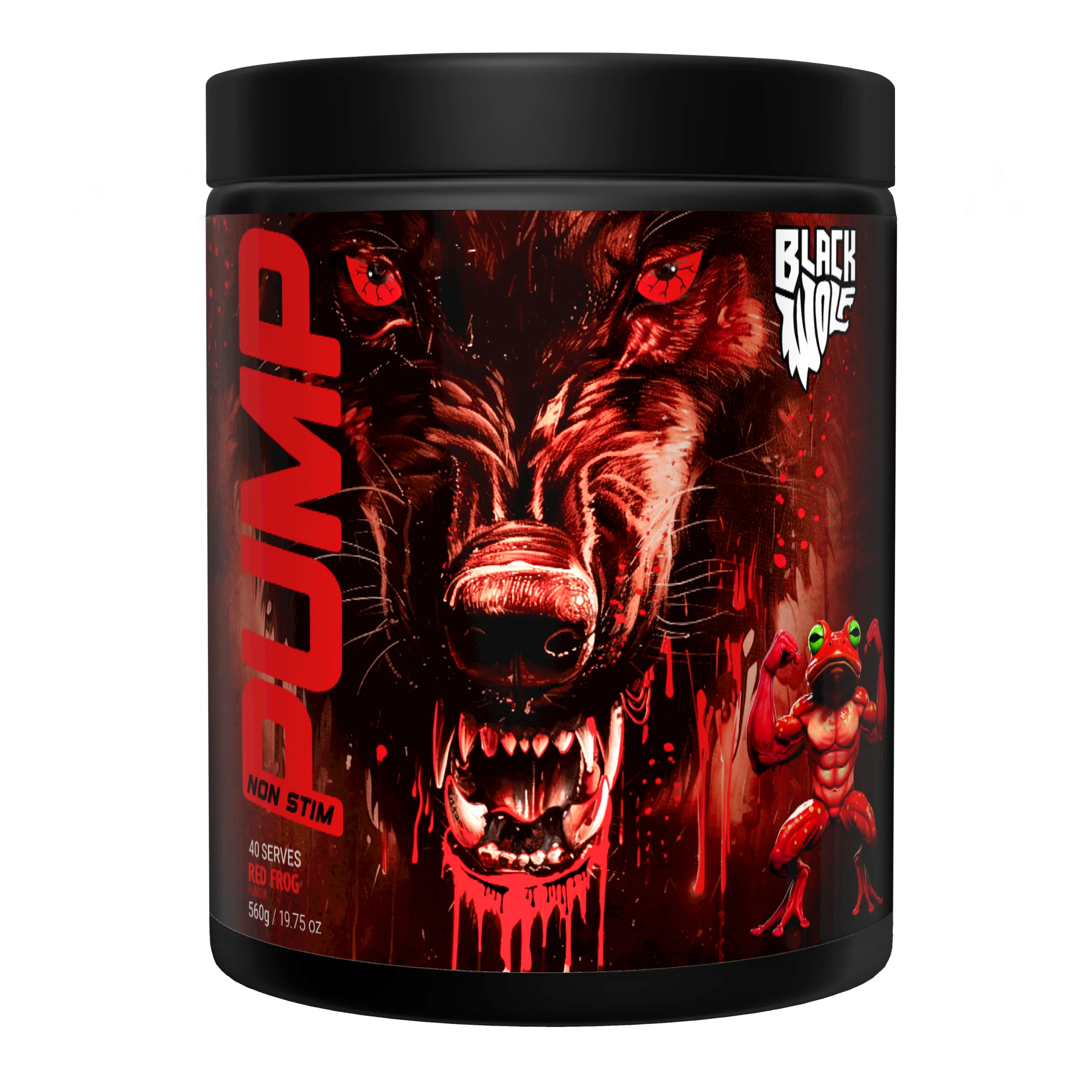 Black Wolf Pump Non-Stim Pre