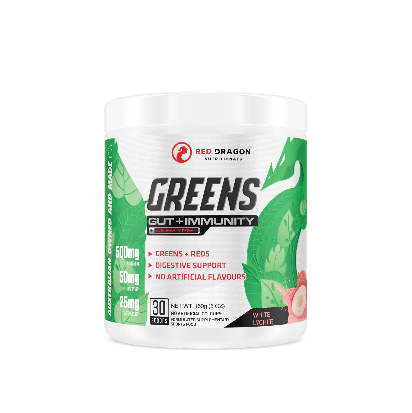 Red Dragon Nutritionals Greens Gut + Immunity Support