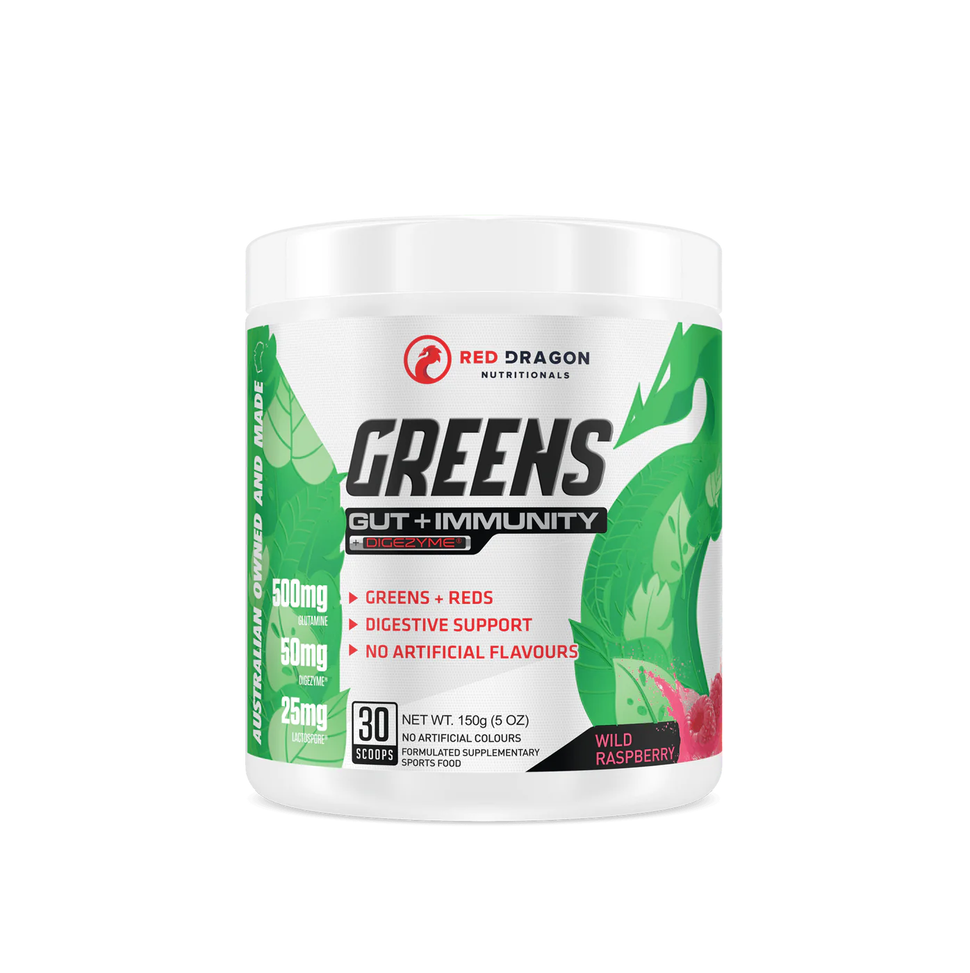 Red Dragon Nutritionals Greens Gut + Immunity Support