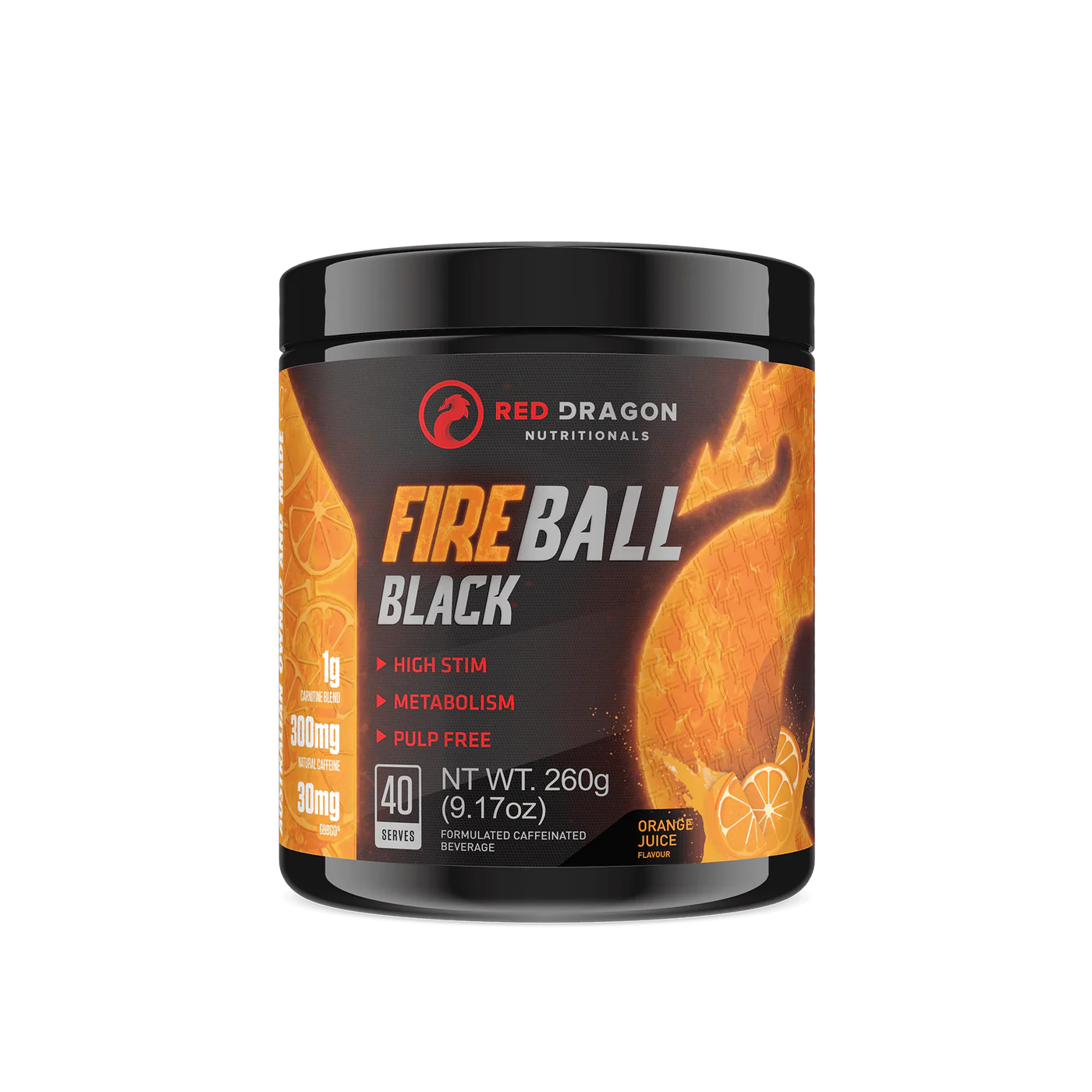 Red Dragon Nutritionals Fireball Black Fat Burner