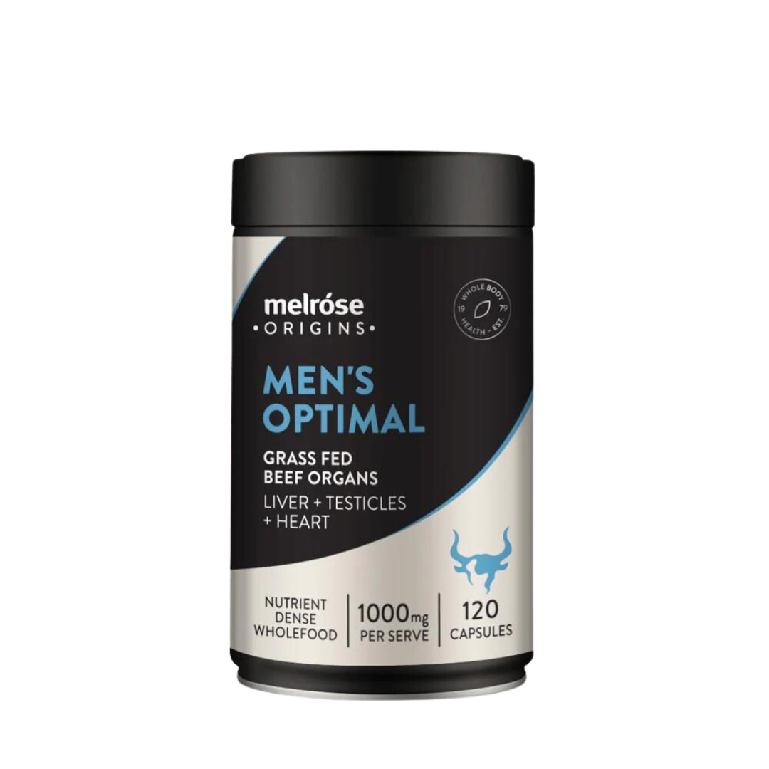 MELROSE Origins Men's Optimal (Grass Fed Beef Organs 1000) 120c