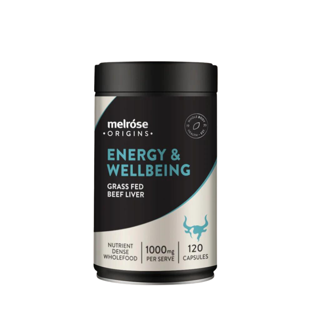 MELROSE Origins Energy & Wellbeing (Grass Fed Beef Liver 1000mg) 120c