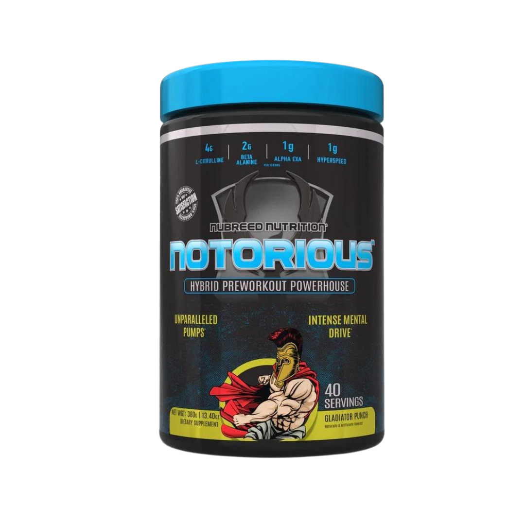 Nubreed Nutrition Notorious Pre Workout Hyper Health Sports Nutrition