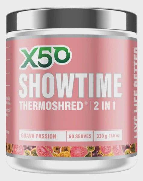 X50 Showtime Thermoshred 2 in 1