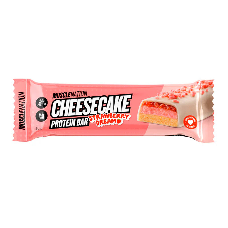 Muscle Nation Cheesecake Protein Bar