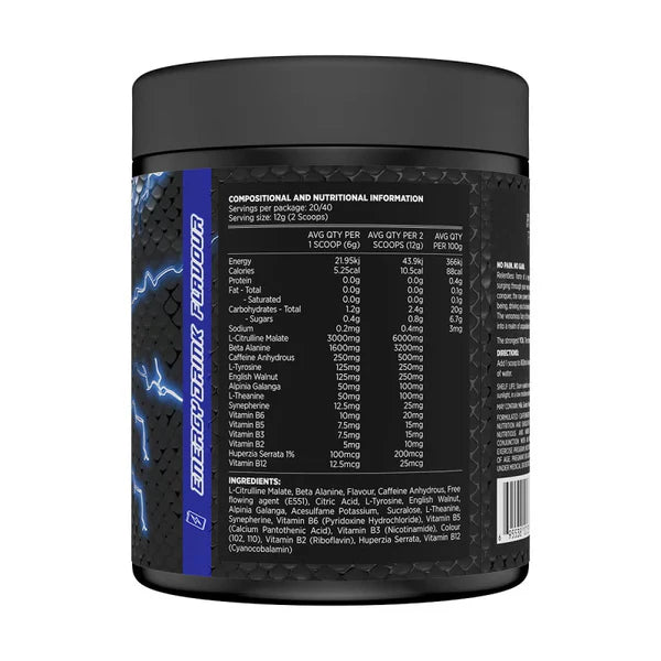 Black Fang Venom X Pre Workout