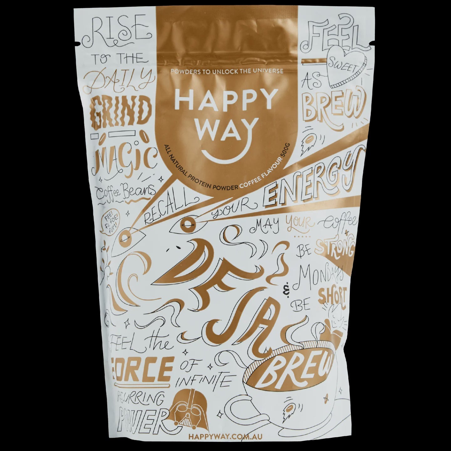 HAPPY WAY Coffee Whey Protein Powder