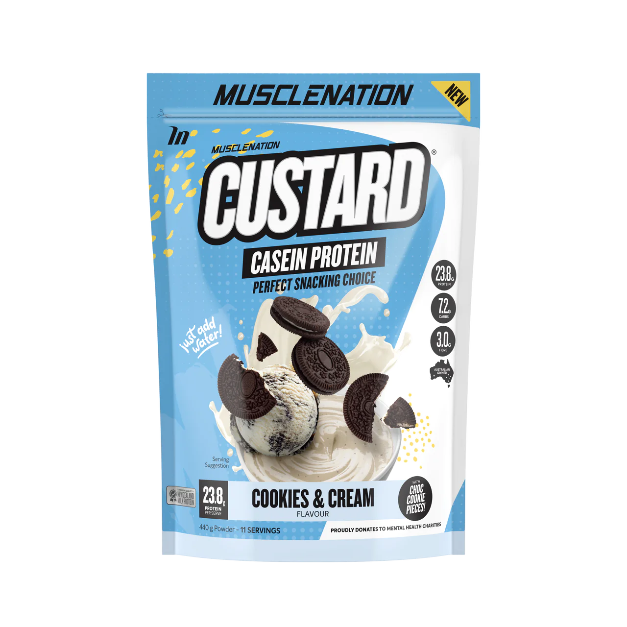 Muscle Nation Custard Casine Protein