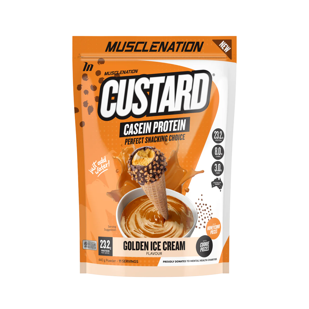 Muscle Nation Custard Casine Protein