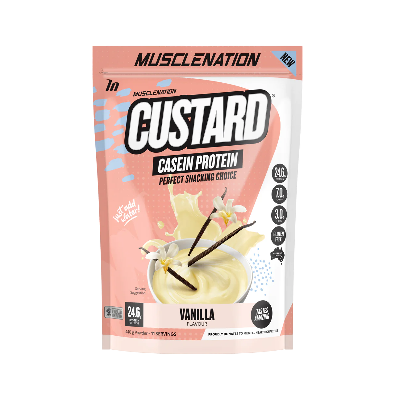 Muscle Nation Custard Casine Protein