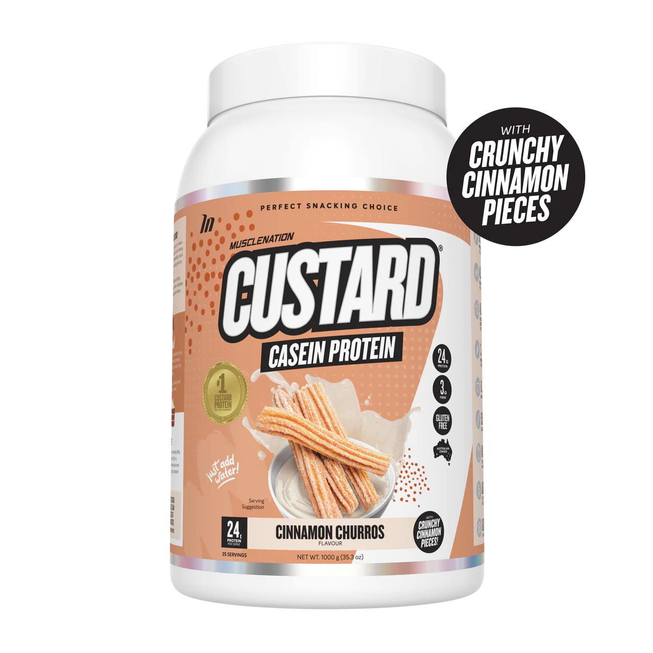 Muscle Nation Custard Casine Protein