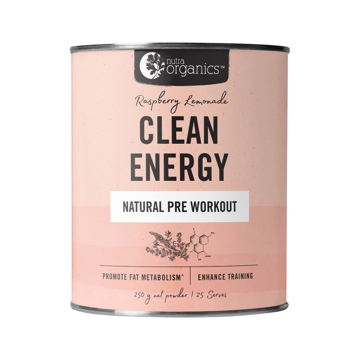 Nutra Organics Clean Energy Raspberry Lemonade