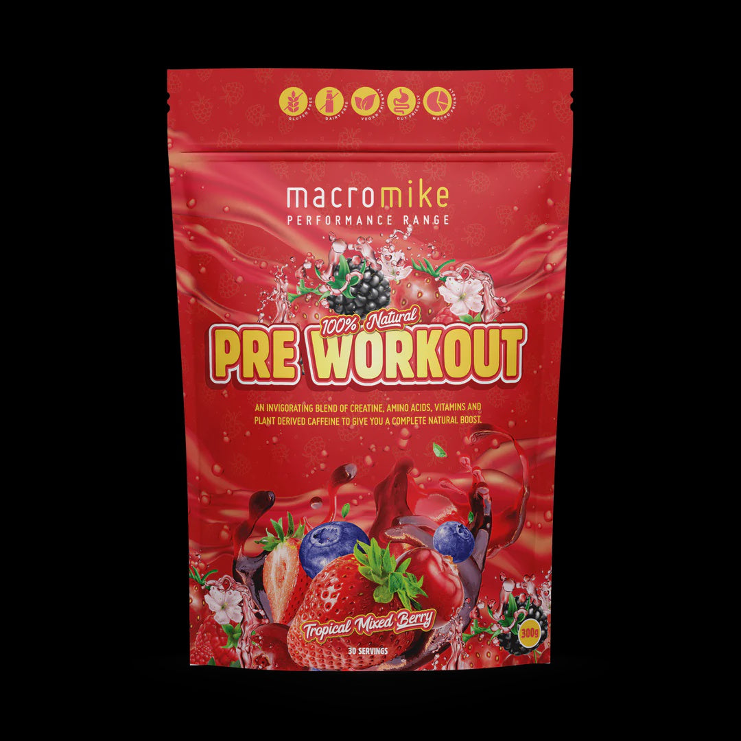 Macro Mike 100% Natural Pre-Workout 300g