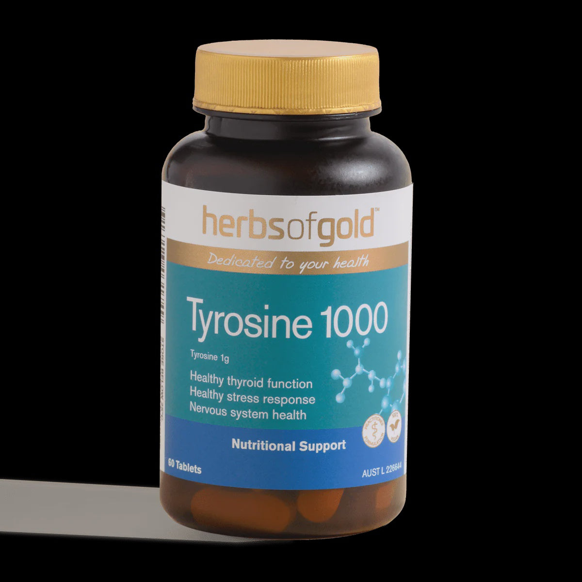 Herbs Of Gold Tyrosine 1000