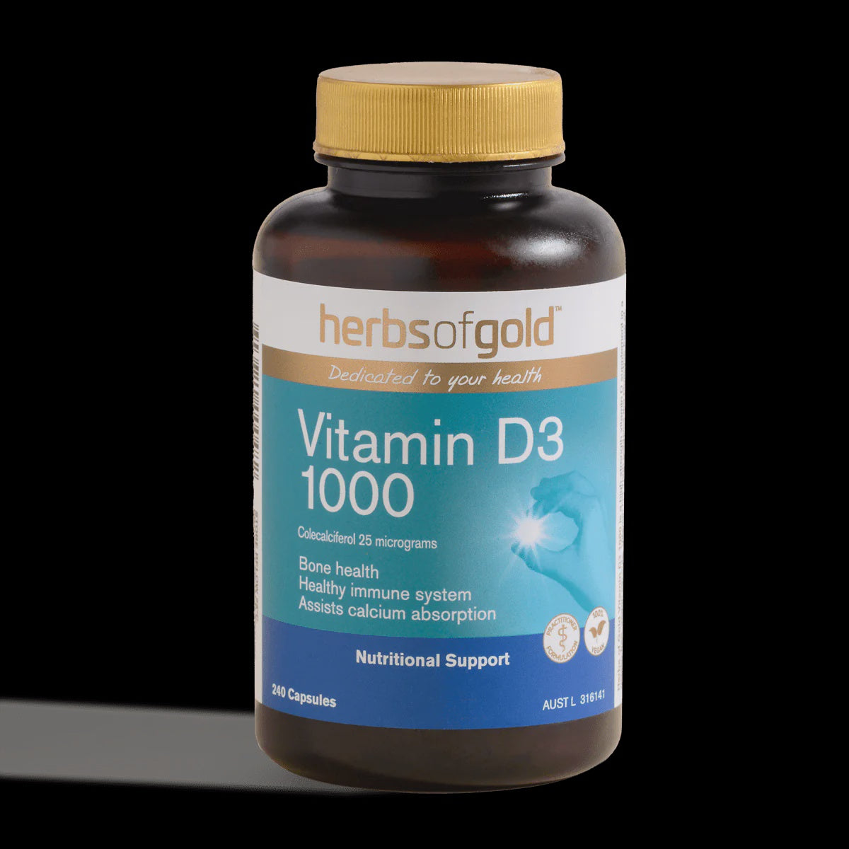 Herbs Of Gold Vitamin D3 1000